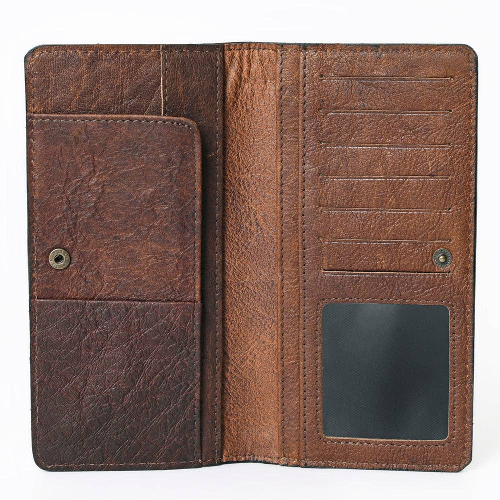 Wallet Genuine Leather women bag western Bag