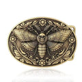 BRONZE OVAL Mothman Belt Buckle