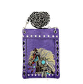 Small purple horse bag
