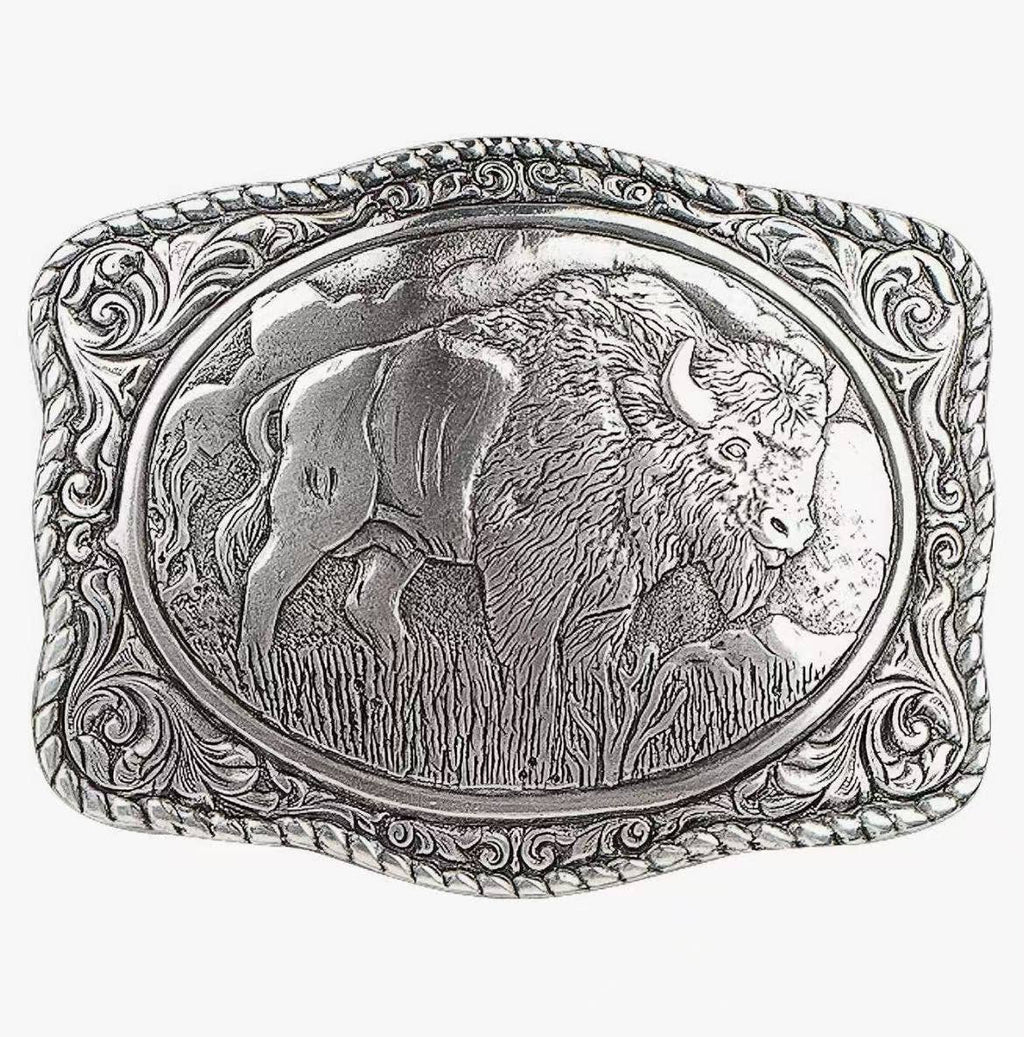 America Bison Buffalo Belt Buckle
