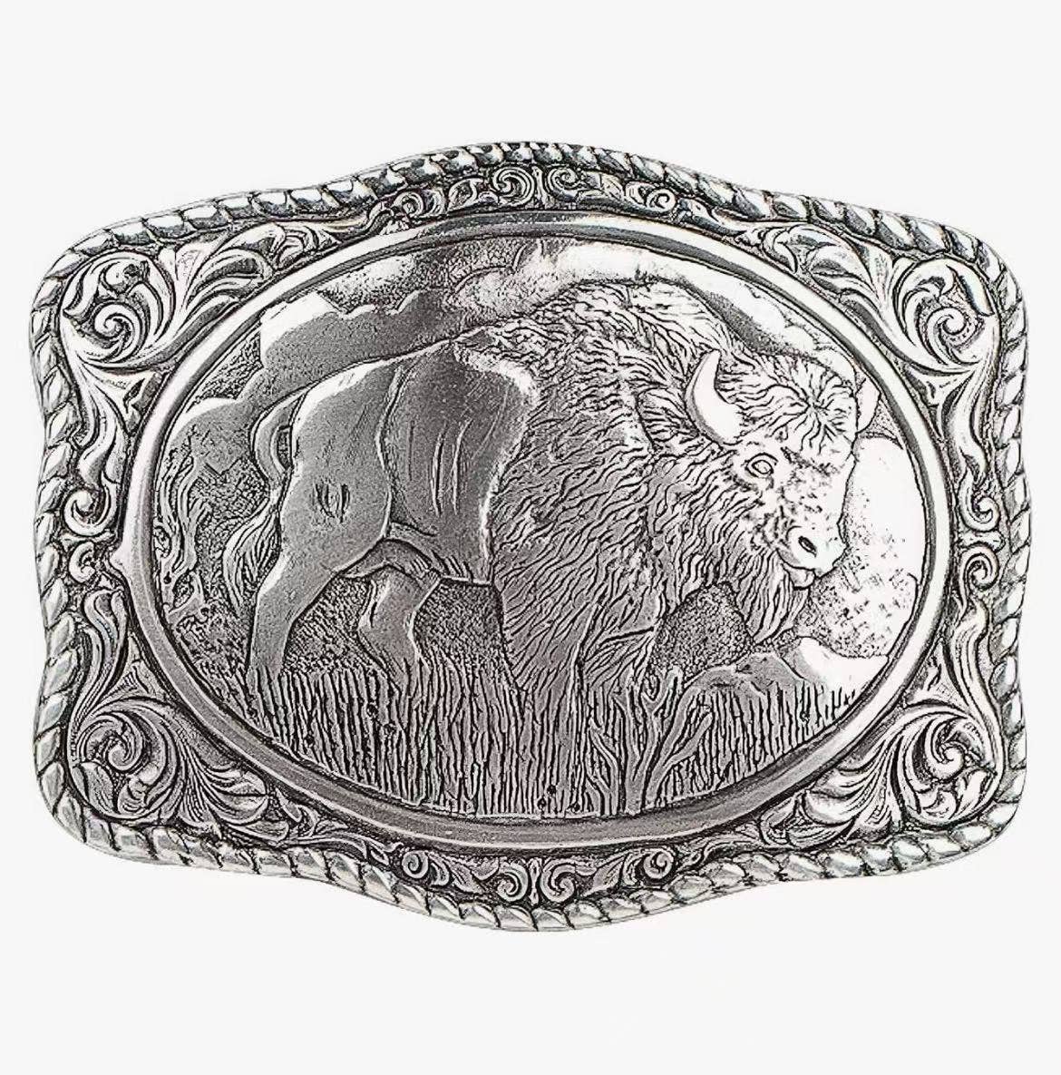 America Bison Buffalo Belt Buckle