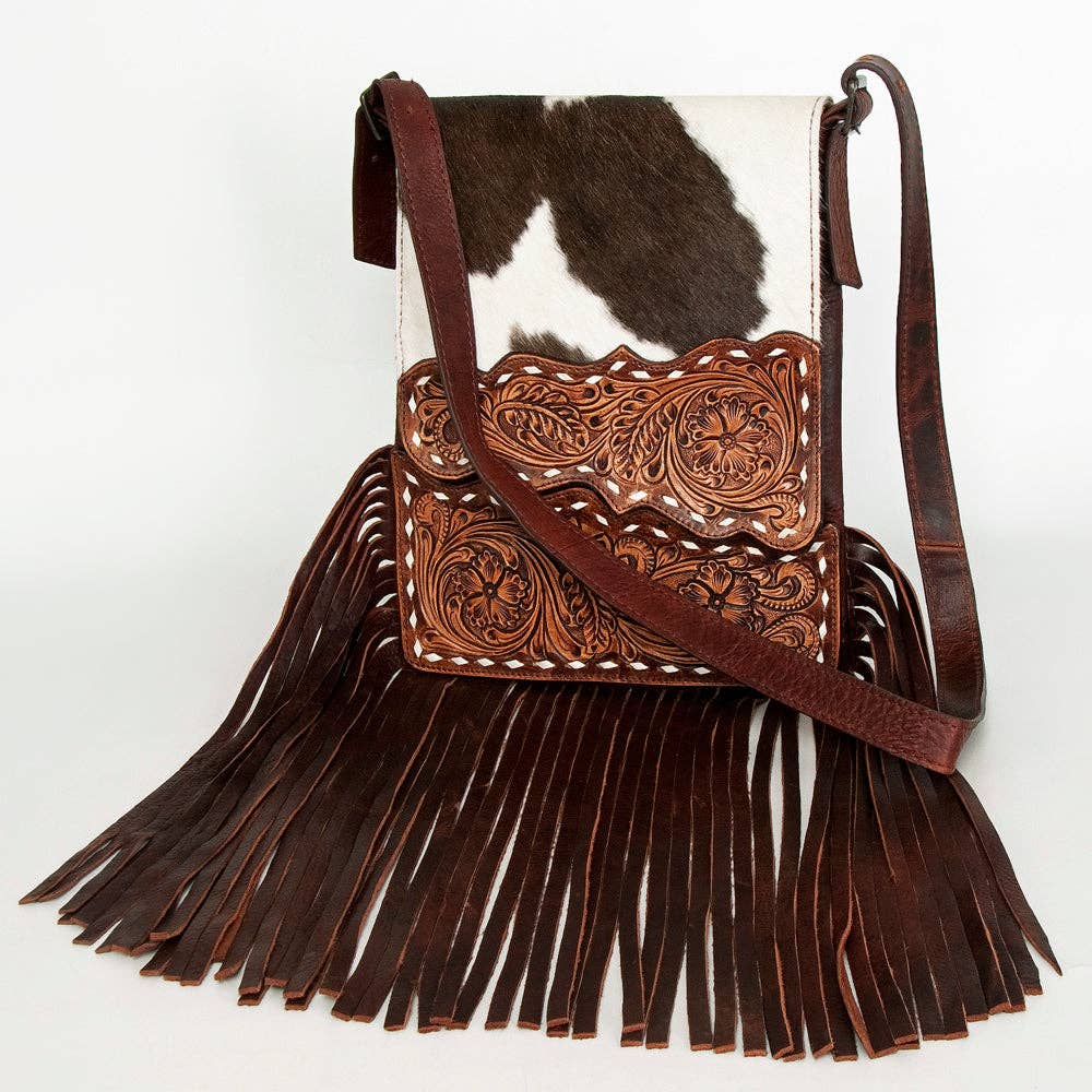 Crossbody Hair-On Genuine Western Leather Women Bag