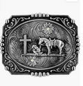 Praying Cowboy Belt Buckle