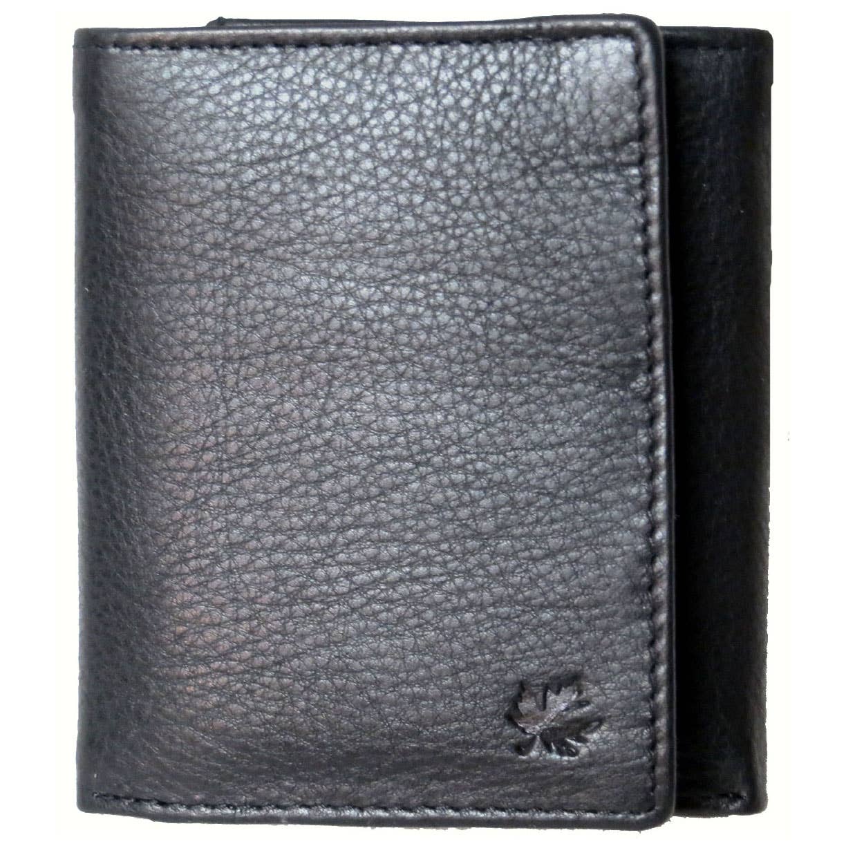 Genuine Cowhide Leather RFID Men's Trifold Wallet