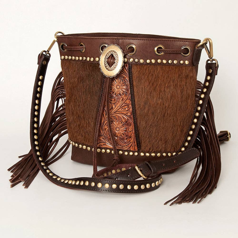Bucket Genuine Western Leather Women Bag