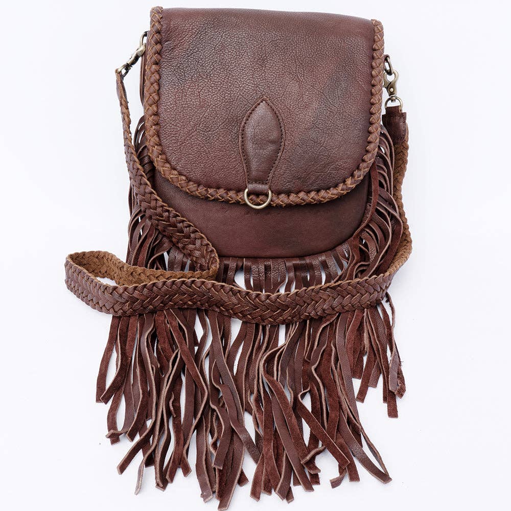 Crossbody Genuine Western Leather Women Bag Olivia