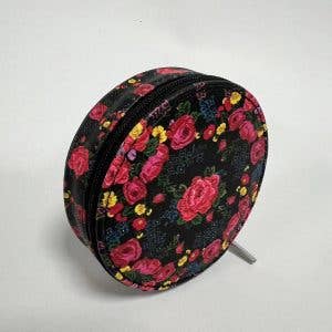 Medicine Bags, Floral Black