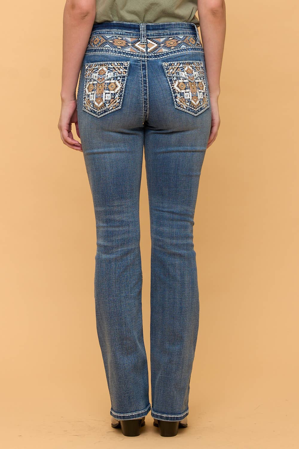 BOOTCUT STRETCHY WOMEN'S BLING JEANS WESTFIELD EAGLE