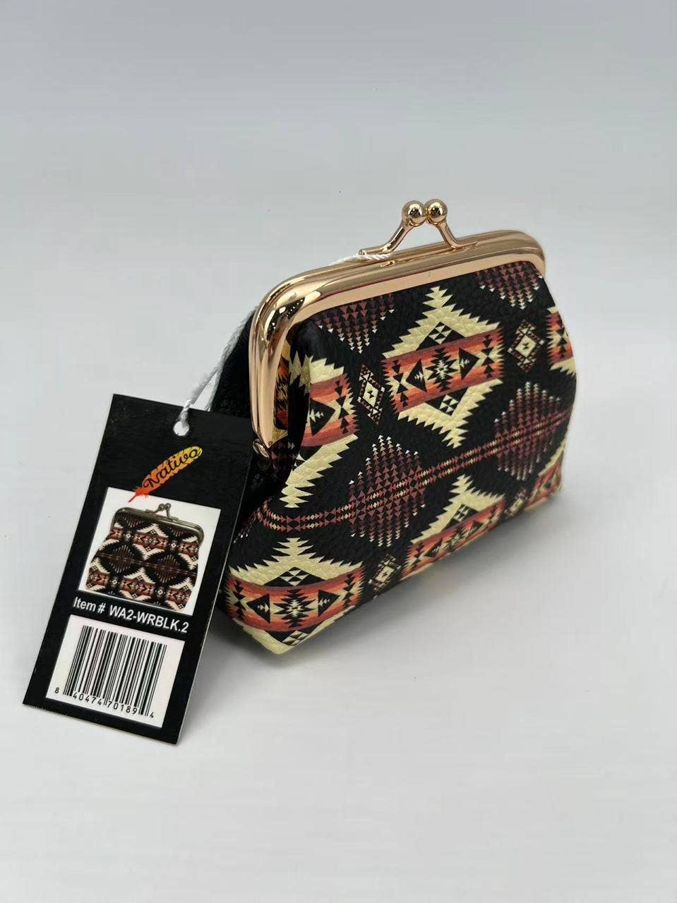 Black Aztec Coin Wallet