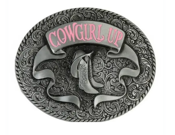 Cowboy Up Belt Buckle