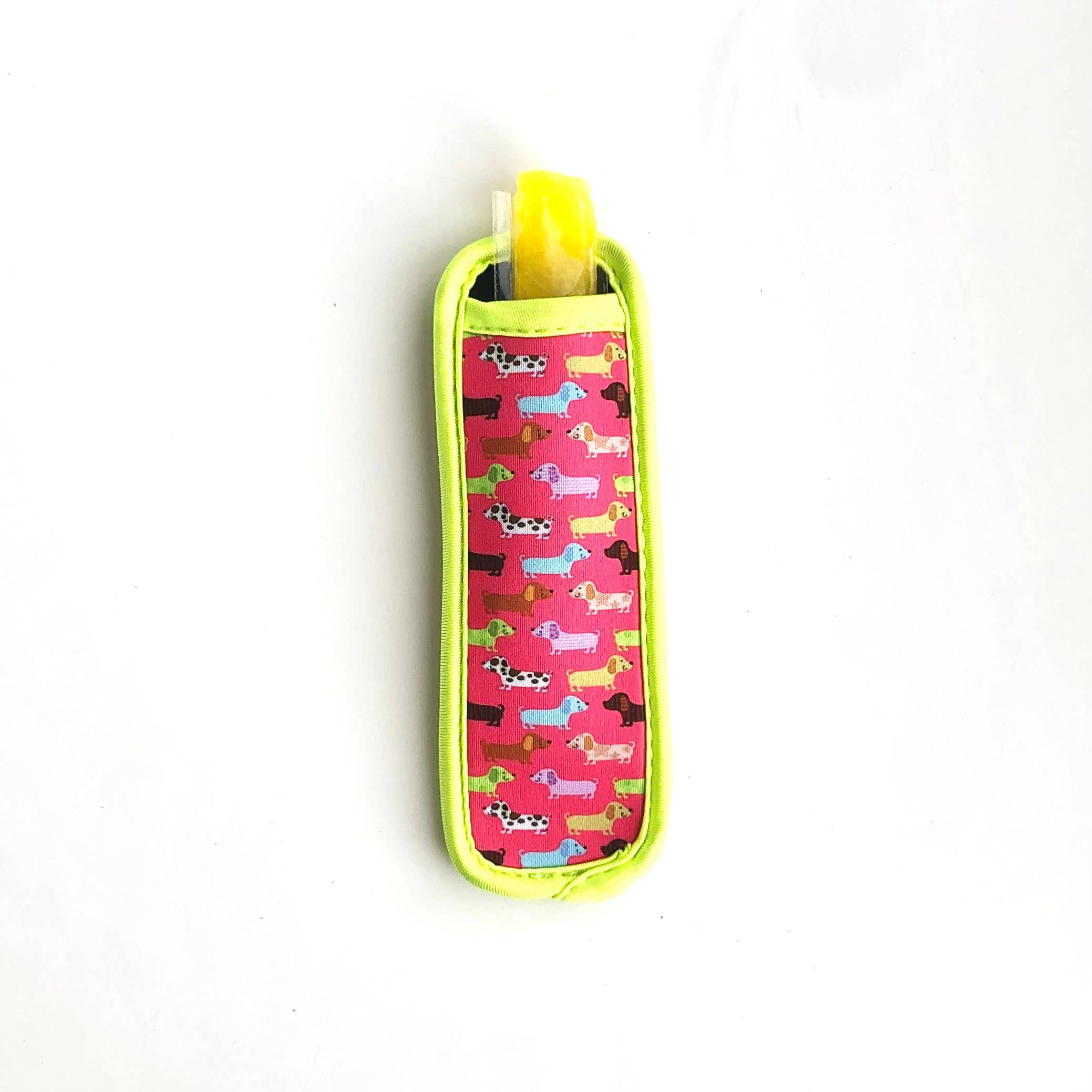Neoprene Popsicle Holder Dachshund Freezie Koozie