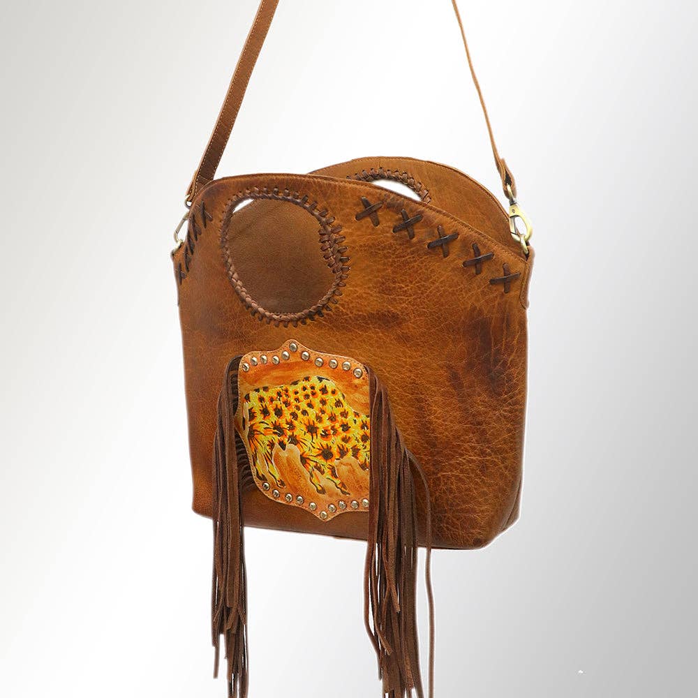 Bucket Genuine Western Leather Women Bag