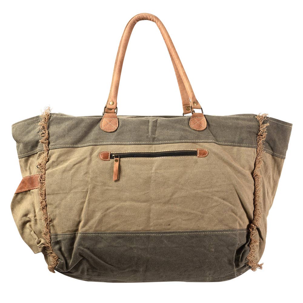 Weekender Upcycled Canvas Ladies Bag