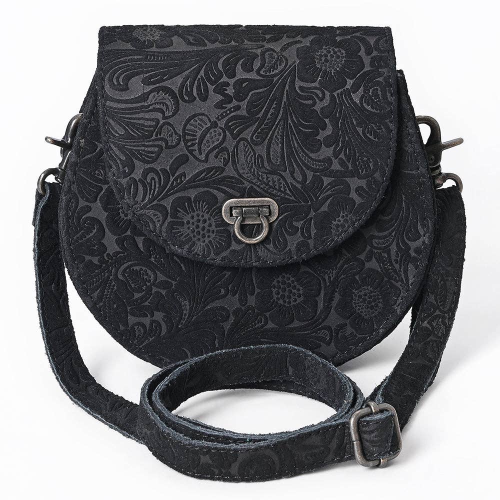 ADBG1693 American Darling Floral Embossed Crossbody | Damascus Design