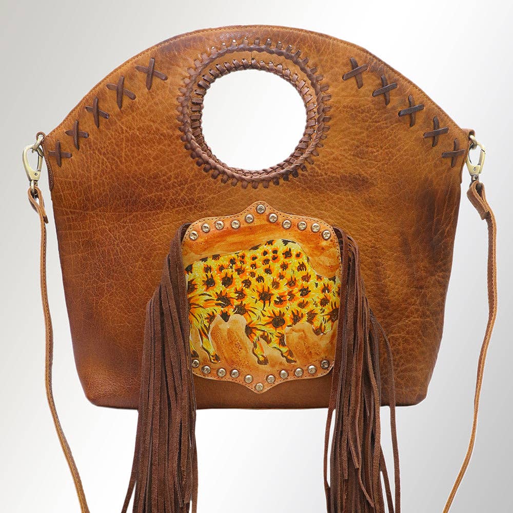 Bucket Genuine Western Leather Women Bag