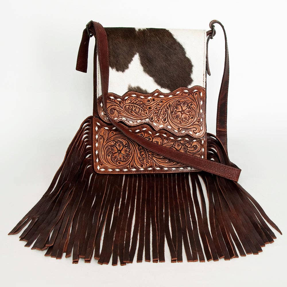 Crossbody Hair-On Genuine Western Leather Women Bag