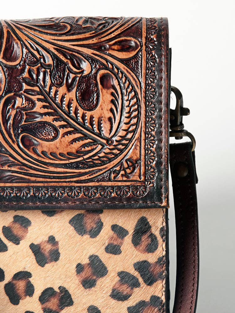 Cellphone Holder Genuine Western Leather Women Bag Betsy