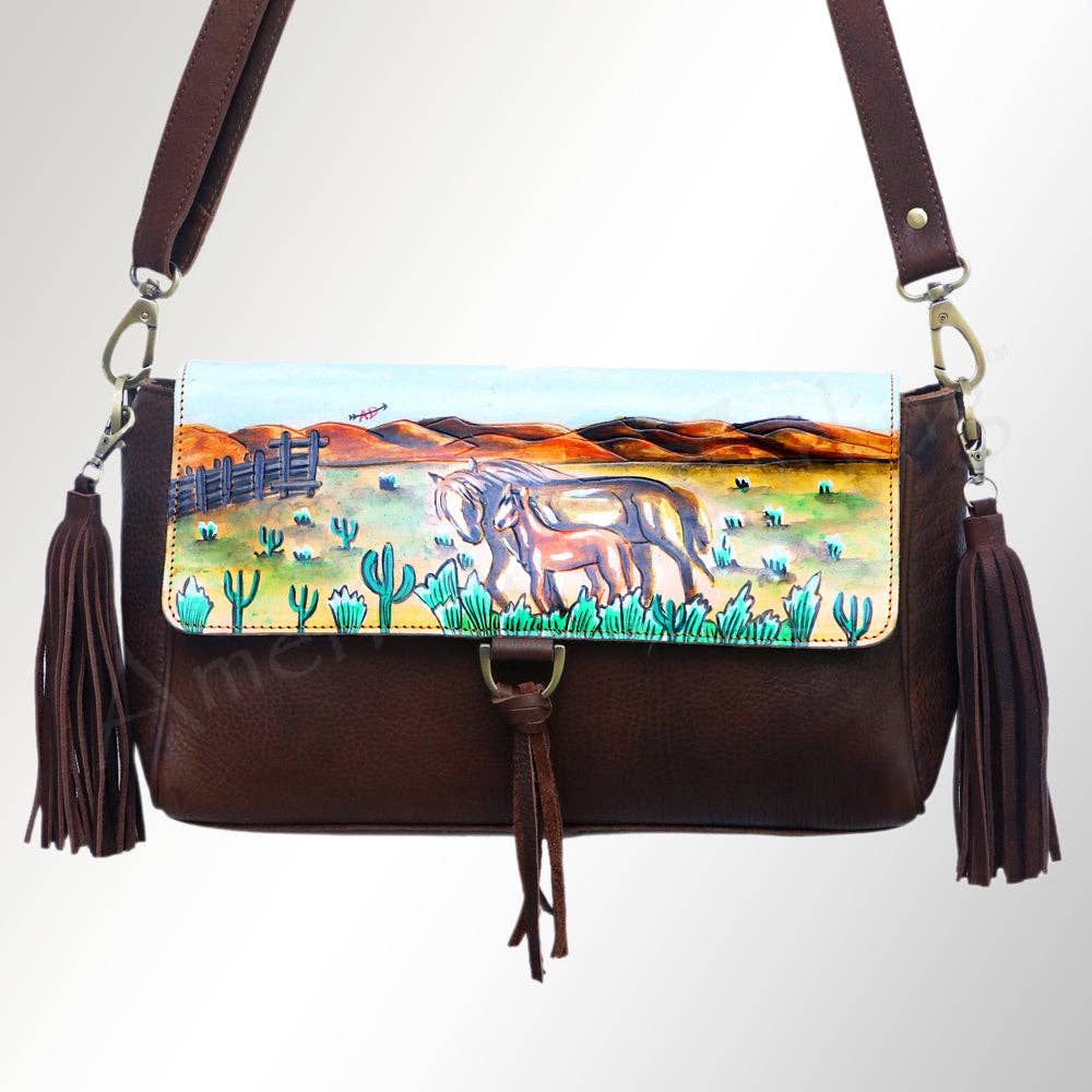 Crossbody Genuine Western Leather Women Bag