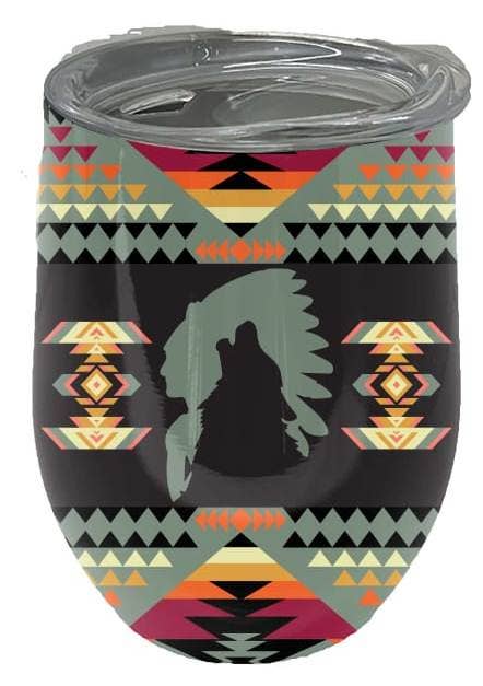 Stainless Steel Wine Mug wolf