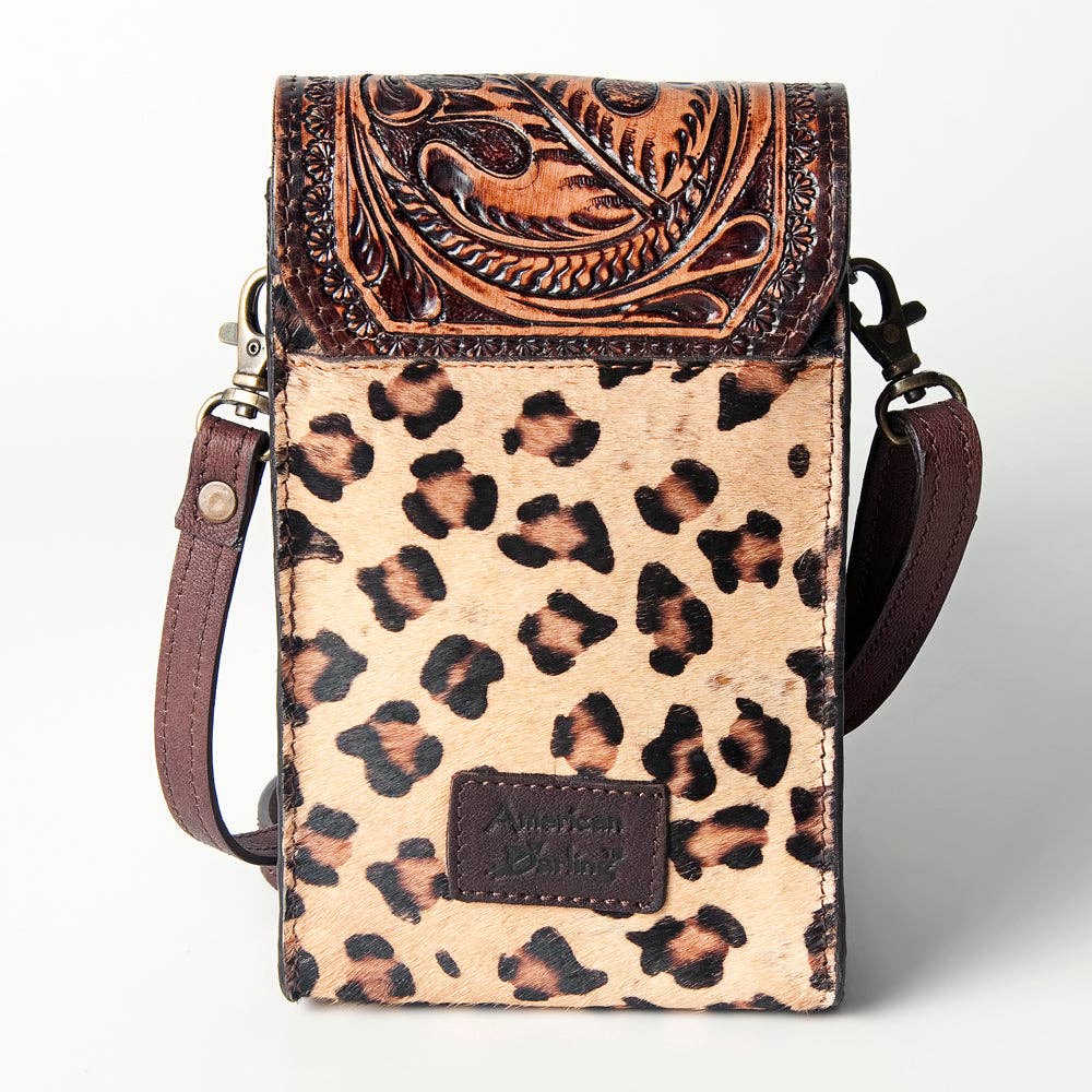 Cellphone Holder Genuine Western Leather Women Bag Betsy