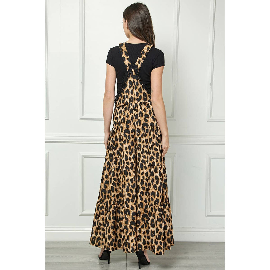 Embroidered Strap Flowy Jumpsuit