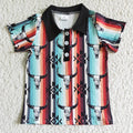 Baby Boys western cow stripe buttons shirts