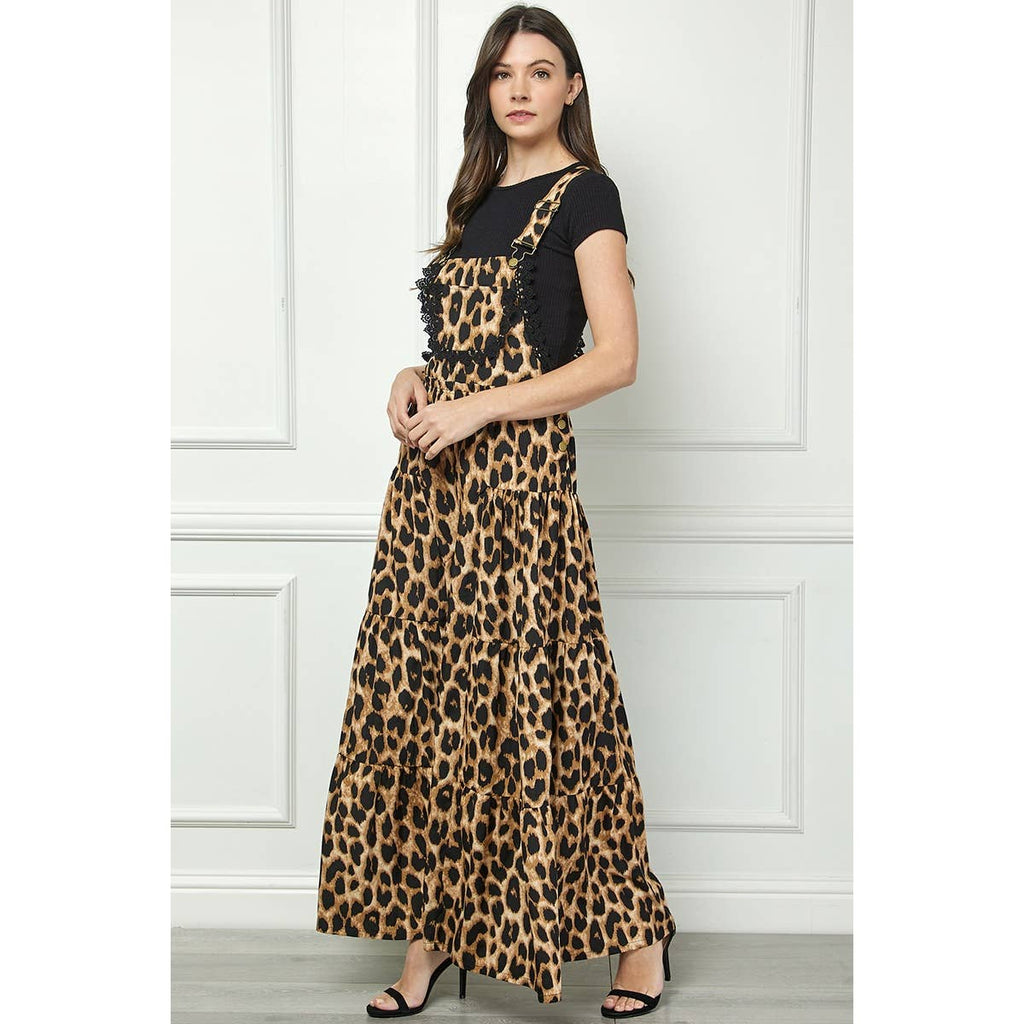 Embroidered Strap Flowy Jumpsuit