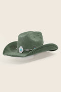 Turquoise Stud Concho Belt Cowboy Hat