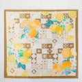 Lemon And Orange Print Square Bandana Scarf