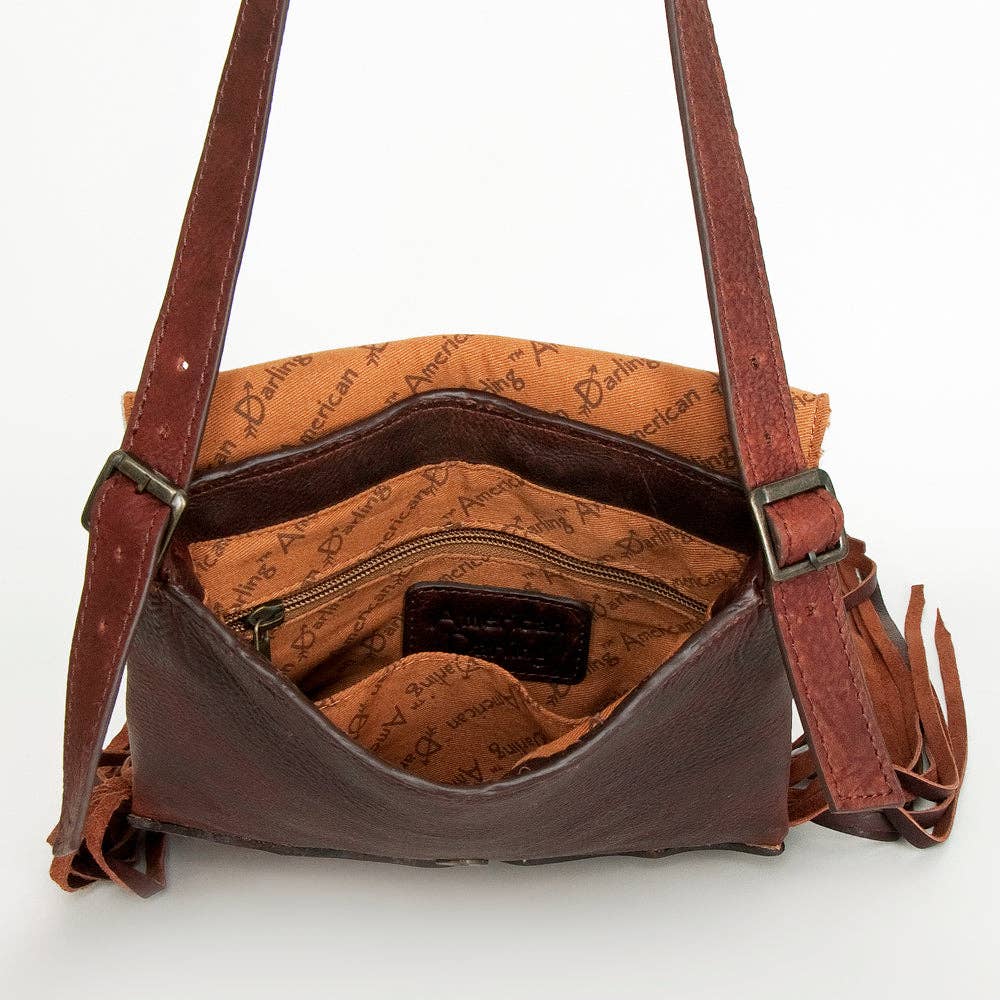 Crossbody Hair-On Genuine Western Leather Women Bag