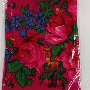 Red floral hanker cheif