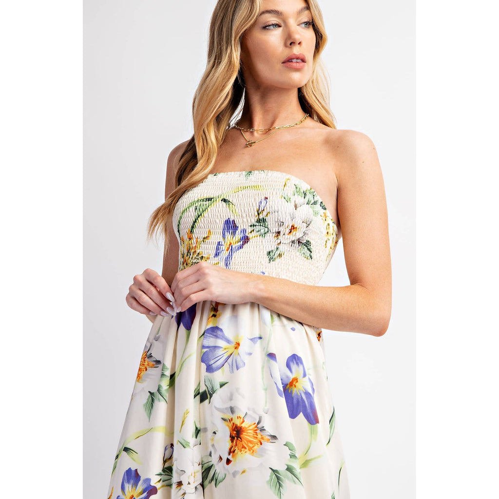 RELAXED SATIN PRINT WIDE LEG JUMPSUIT