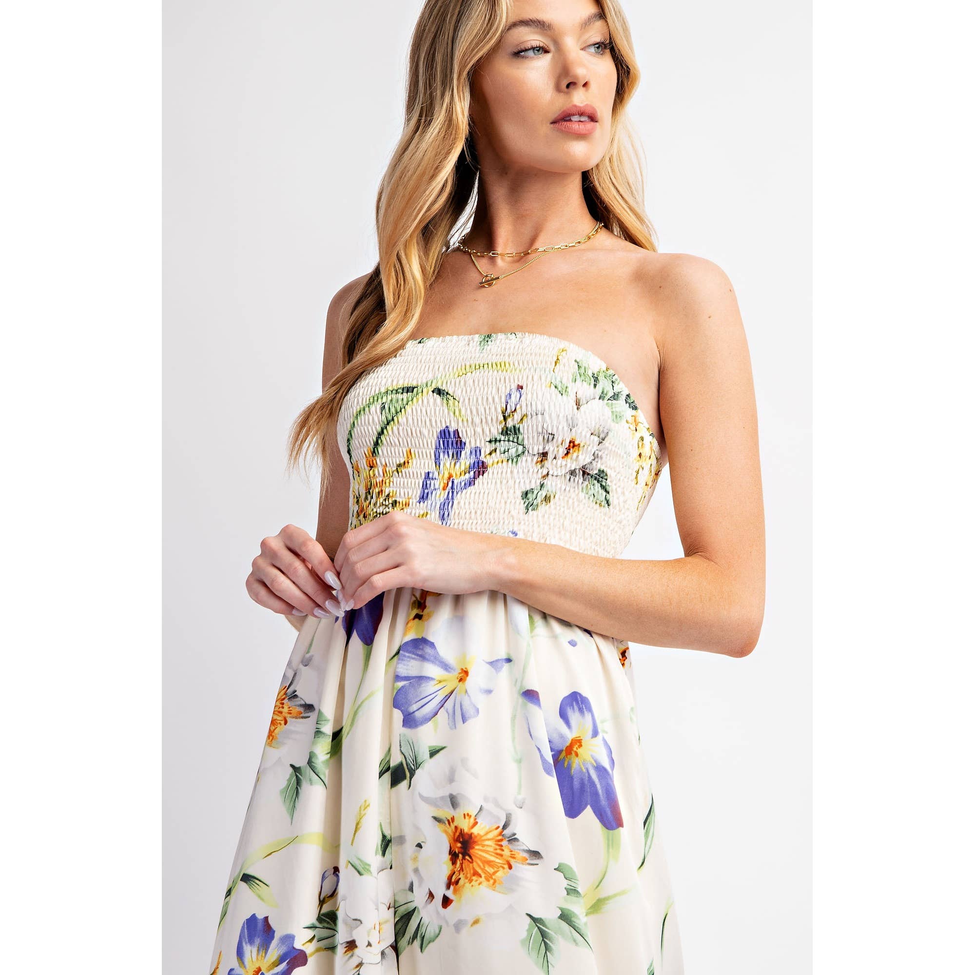 RELAXED SATIN PRINT WIDE LEG JUMPSUIT