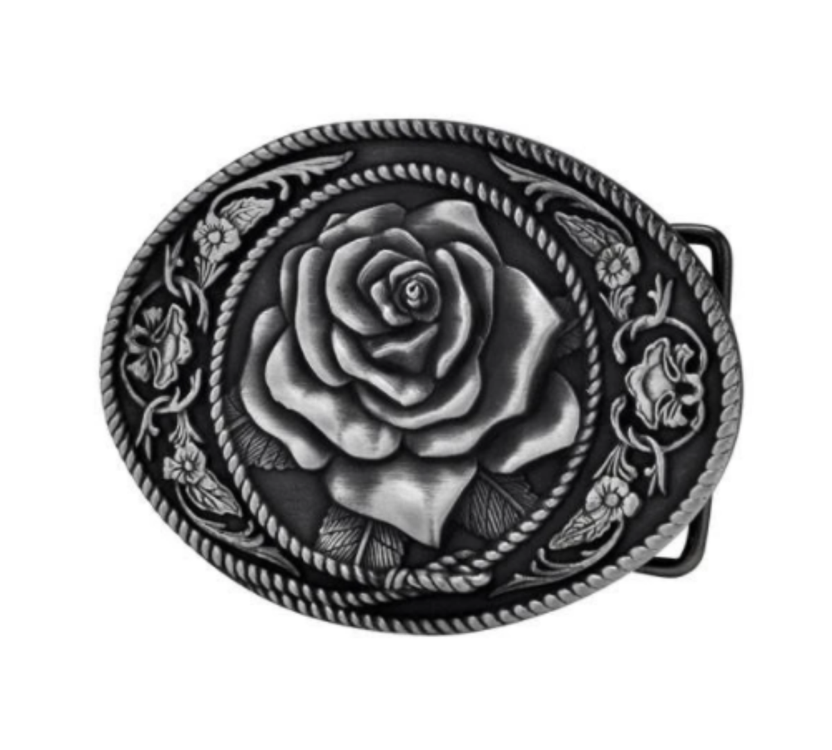 Flora Cowgirl Western Cowboy Belt Buckle