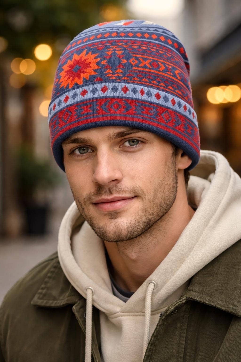 Unisex Tribal Pattern Beanies
