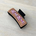 Western Hair Clip Leather Claw "Mama"