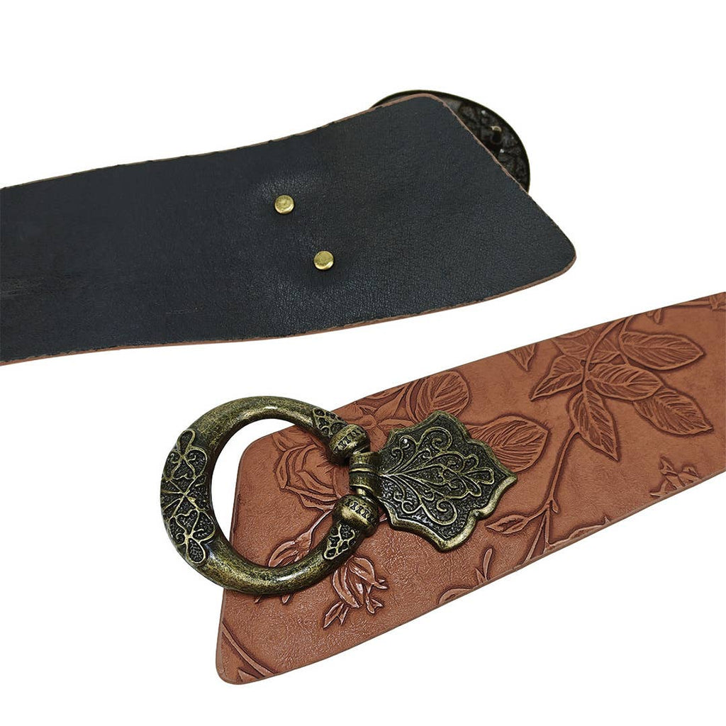 Street Fashion Punk Style Patterned Leather Belt