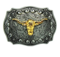 Wholesale Long Horn Bull Belt Buckle