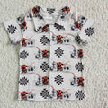 Baby Boys Western Summer Button Ups Short Sleeve Shirts Tops