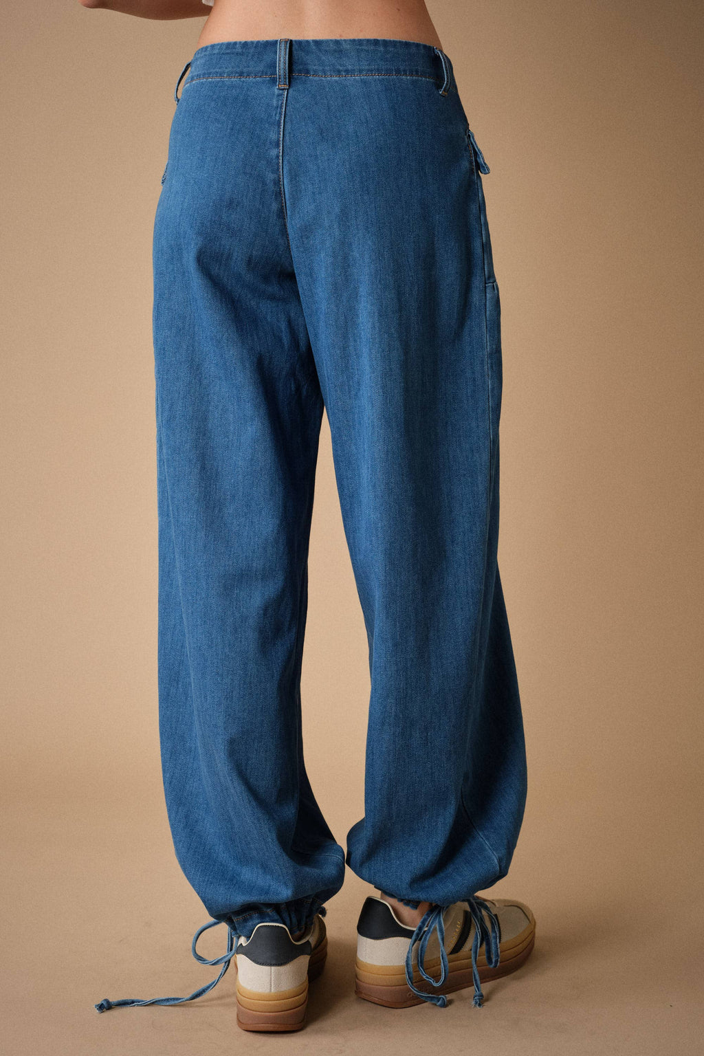 Horseshoe Embroidered Harem Pants