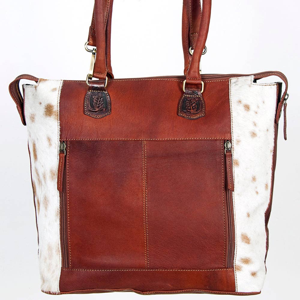 Tote Genuine Western Leather Women Bag Sage