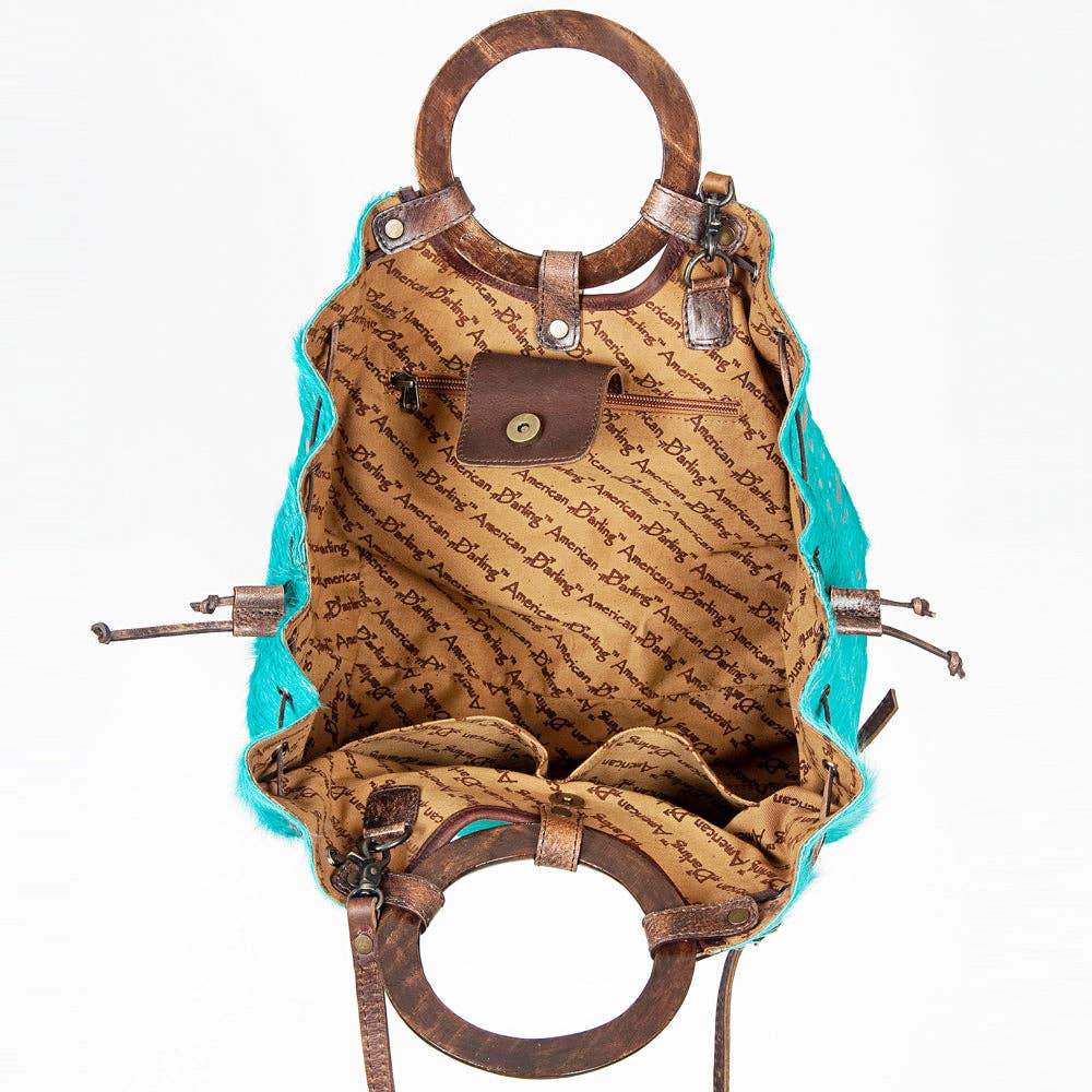 Tote Hair-On Genuine Western Leather Women Bag