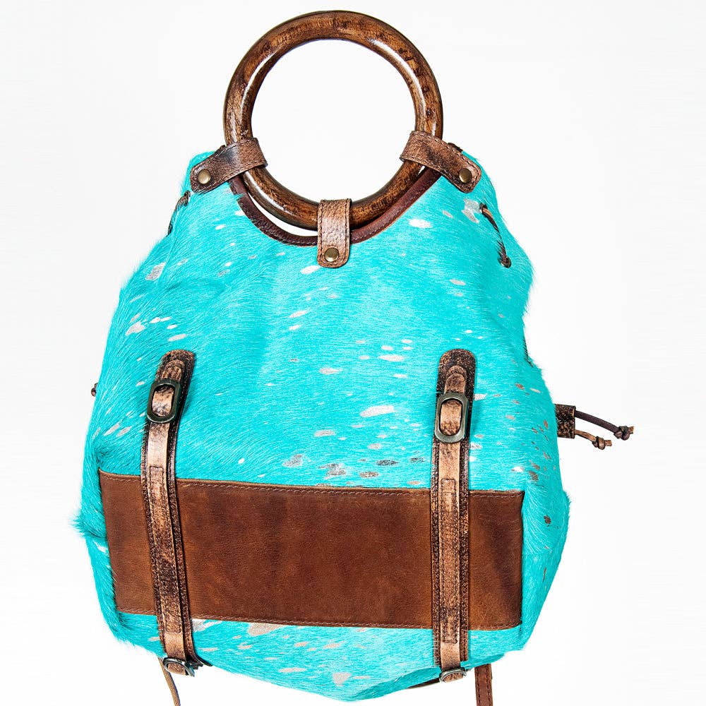 Tote Hair-On Genuine Western Leather Women Bag
