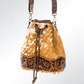 Bucket Hair On Genuine Western Leather Women Bag