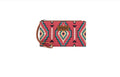 Wrangler Aztec Print Zip Around Wristlet Wallet - Burgundy