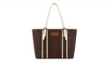 Wrangler Braided Tote Bag - Coffee-Beige