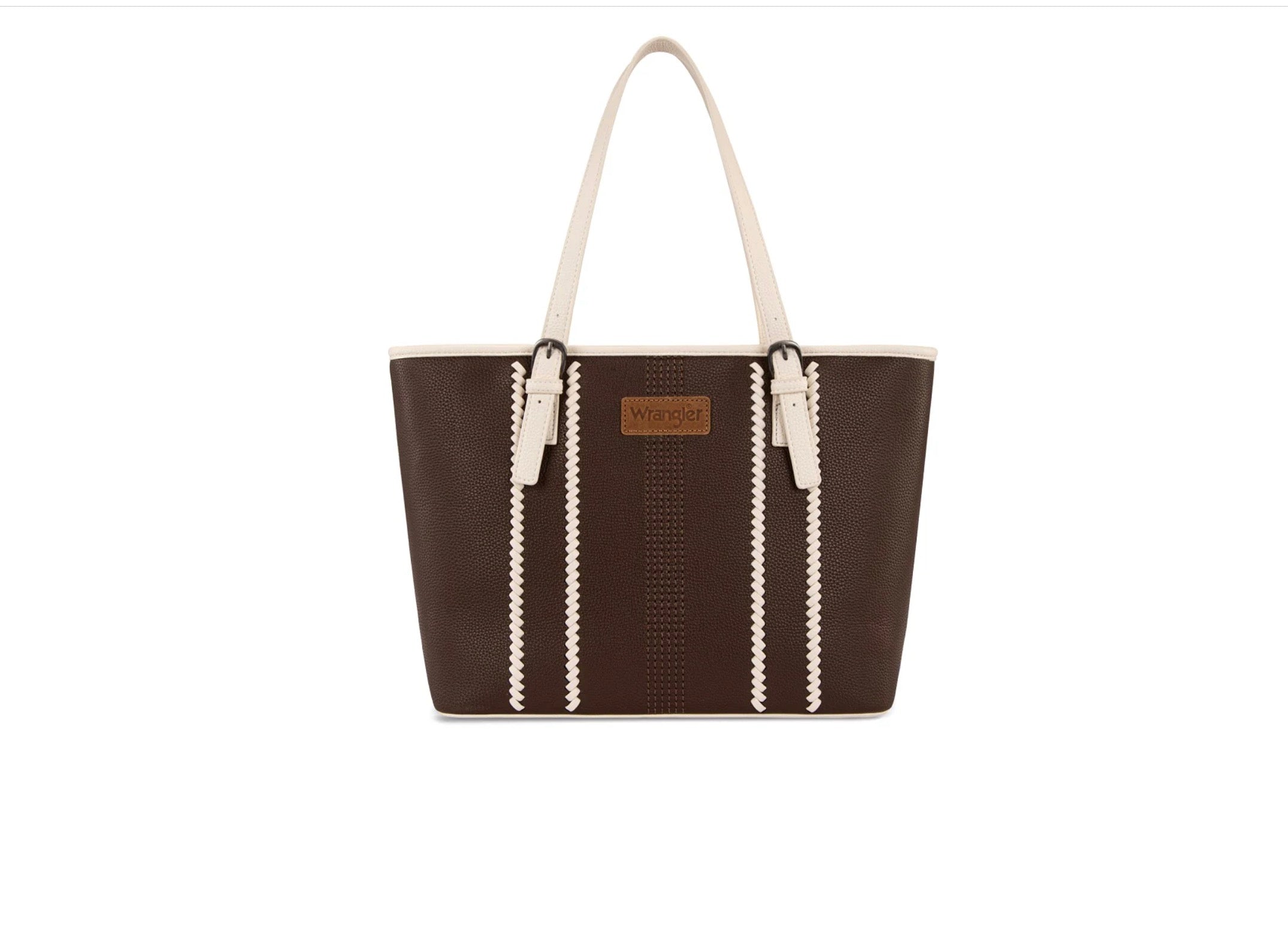 Wrangler Braided Tote Bag - Coffee-Beige