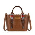 Wrangler Western Embroidery Tote Bag - Brown