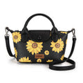 Wrangler Sunflower Print Mini Top Handle Crossbody - Black