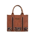 Wrangler Leopard Print Concealed Carry Tote/Crossbody